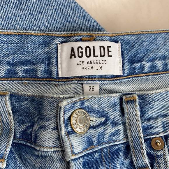 AGOLDE Riley High Rise Straight Crop in Renewal - Picture 5 of 5